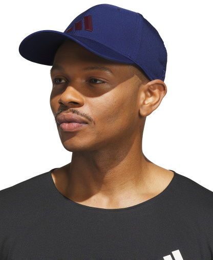 adidas Men's Game Day Stretch-Fit Hat - Dark Blue