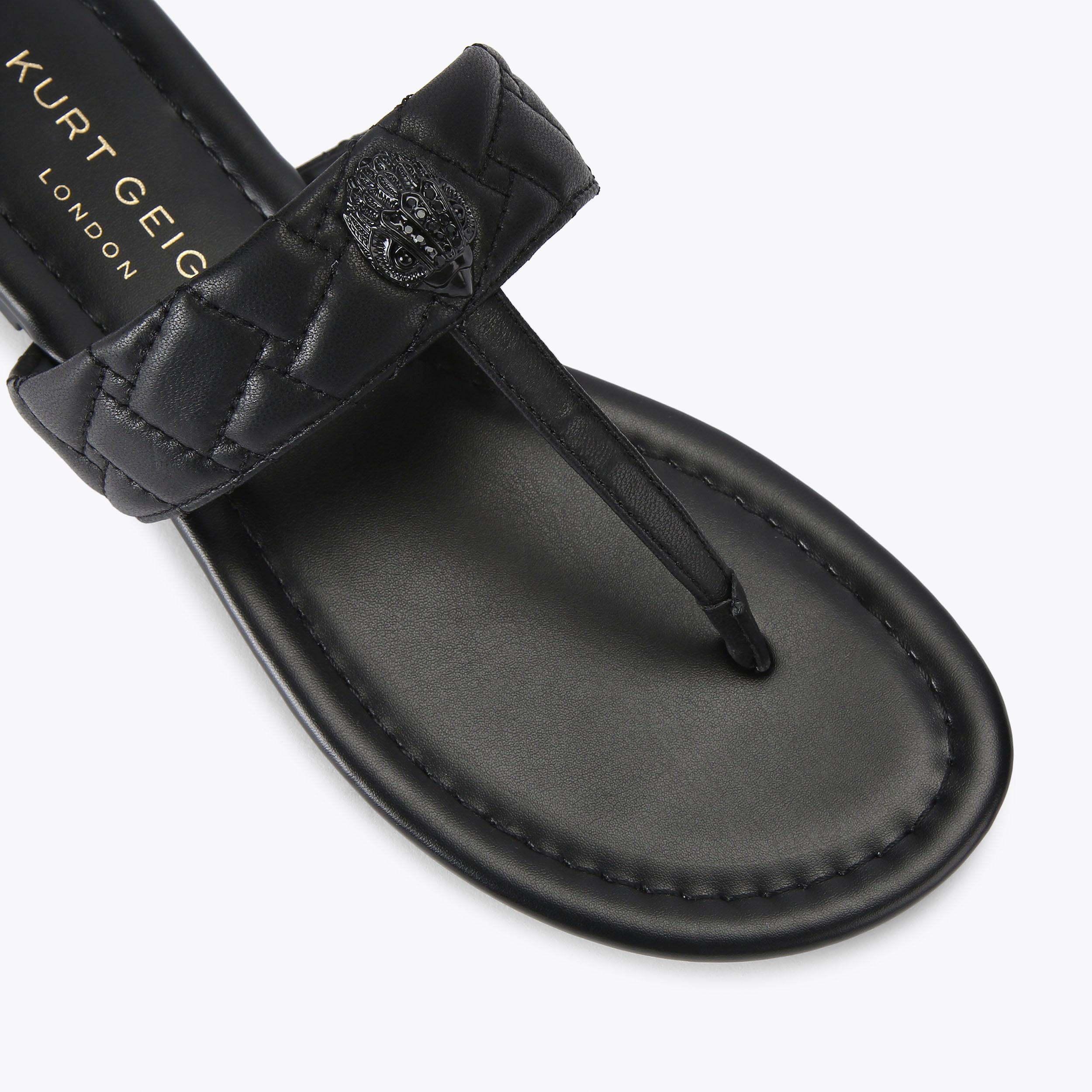 Kurt Geiger London Kensington T-bar Drench - Black - view 5