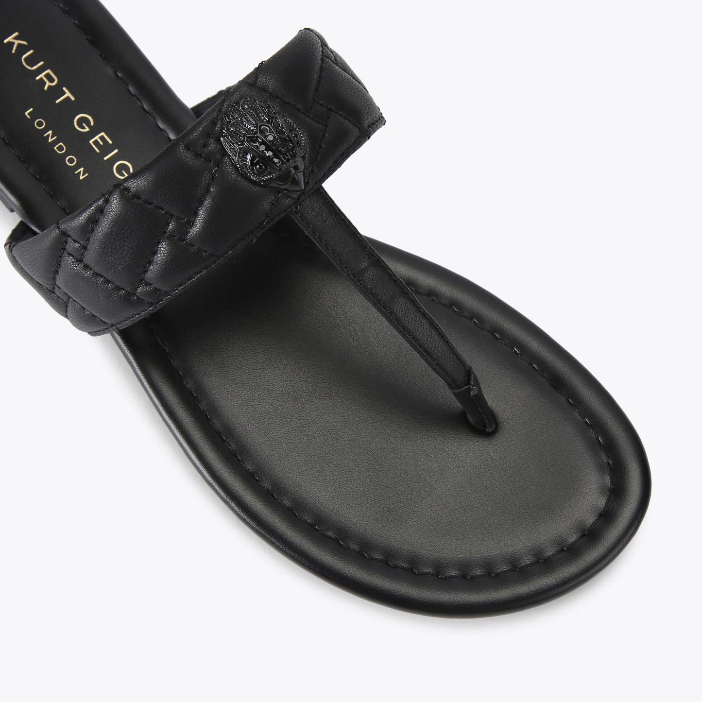 Kurt Geiger London Kensington T-bar Drench - Black - view 5