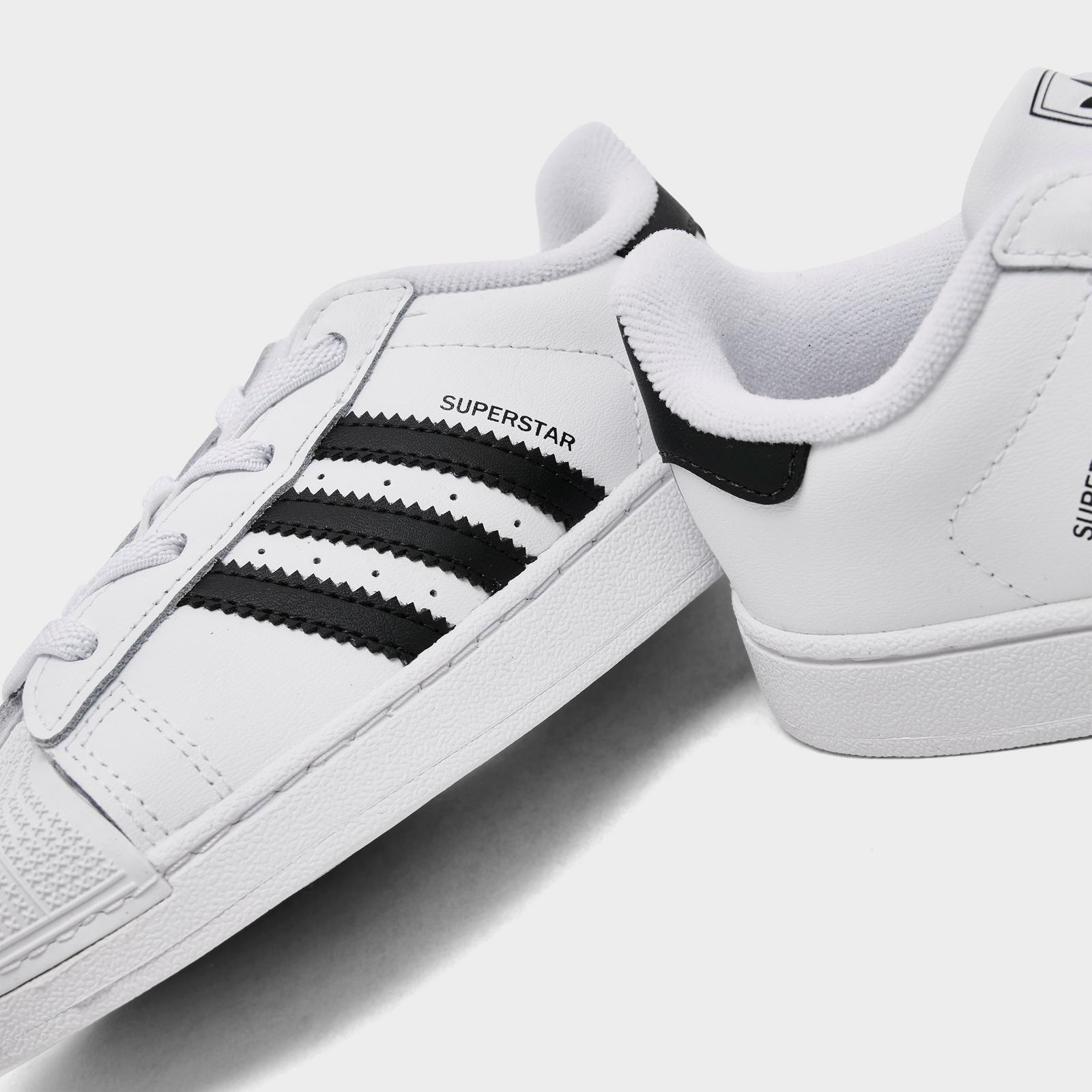 Kids' Toddler adidas Originals Superstar Casual Shoes - White/Black/White - view 3