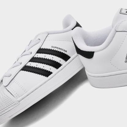 Kids' Toddler adidas Originals Superstar Casual Shoes - White/Black/White - view 3