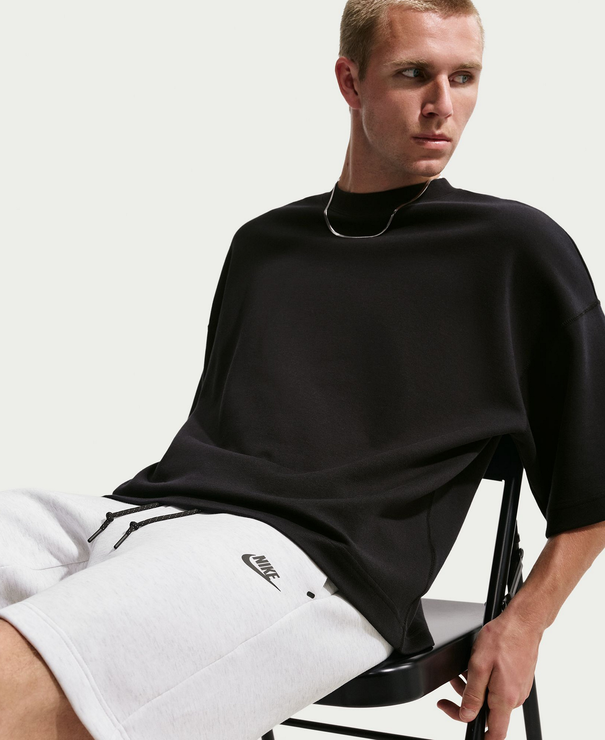 Nike Men's Tech Fleece Standard-Fit Shorts - Birch Heather Gray