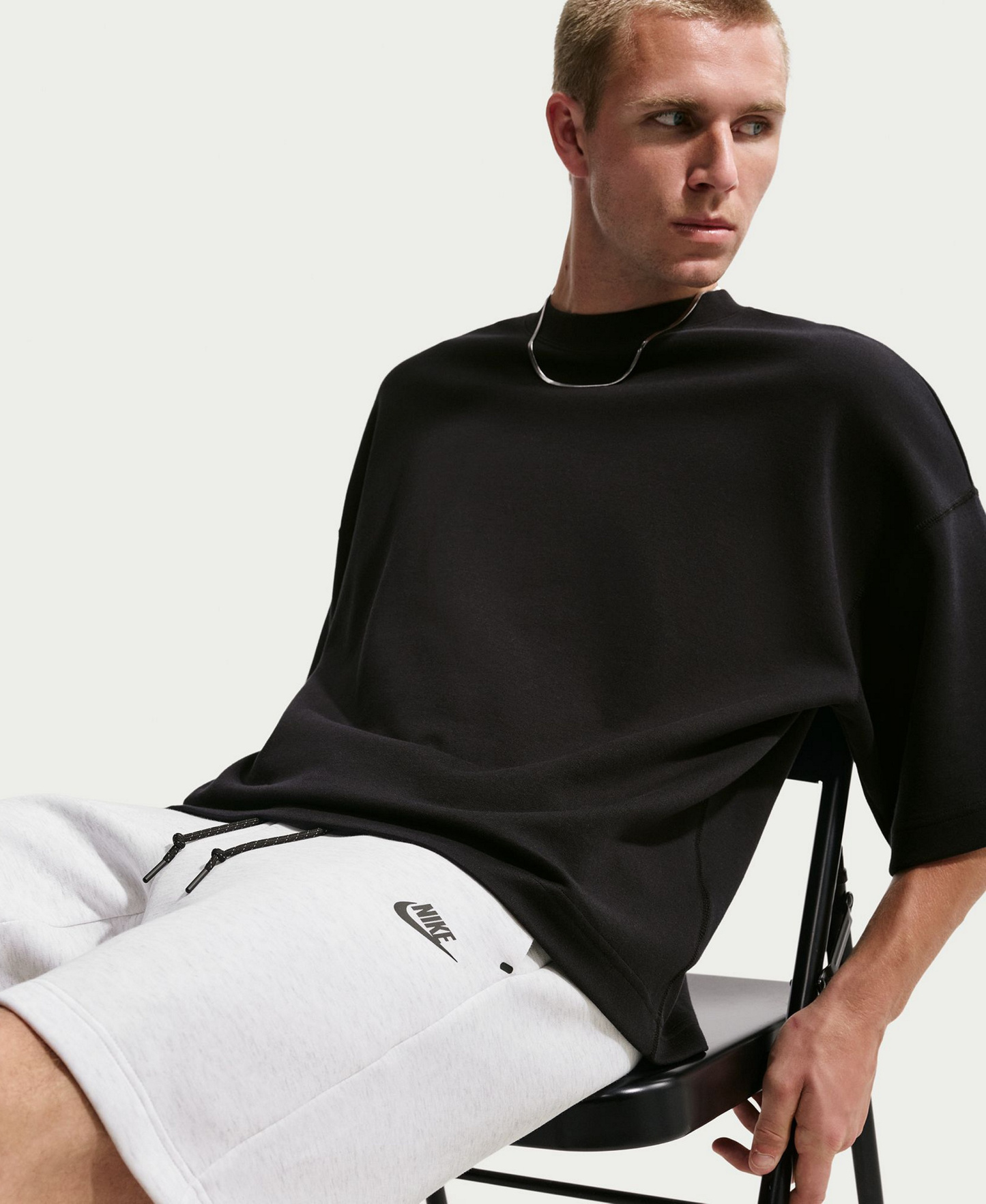 Nike Men's Tech Fleece Standard-Fit Shorts - Birch Heather Gray
