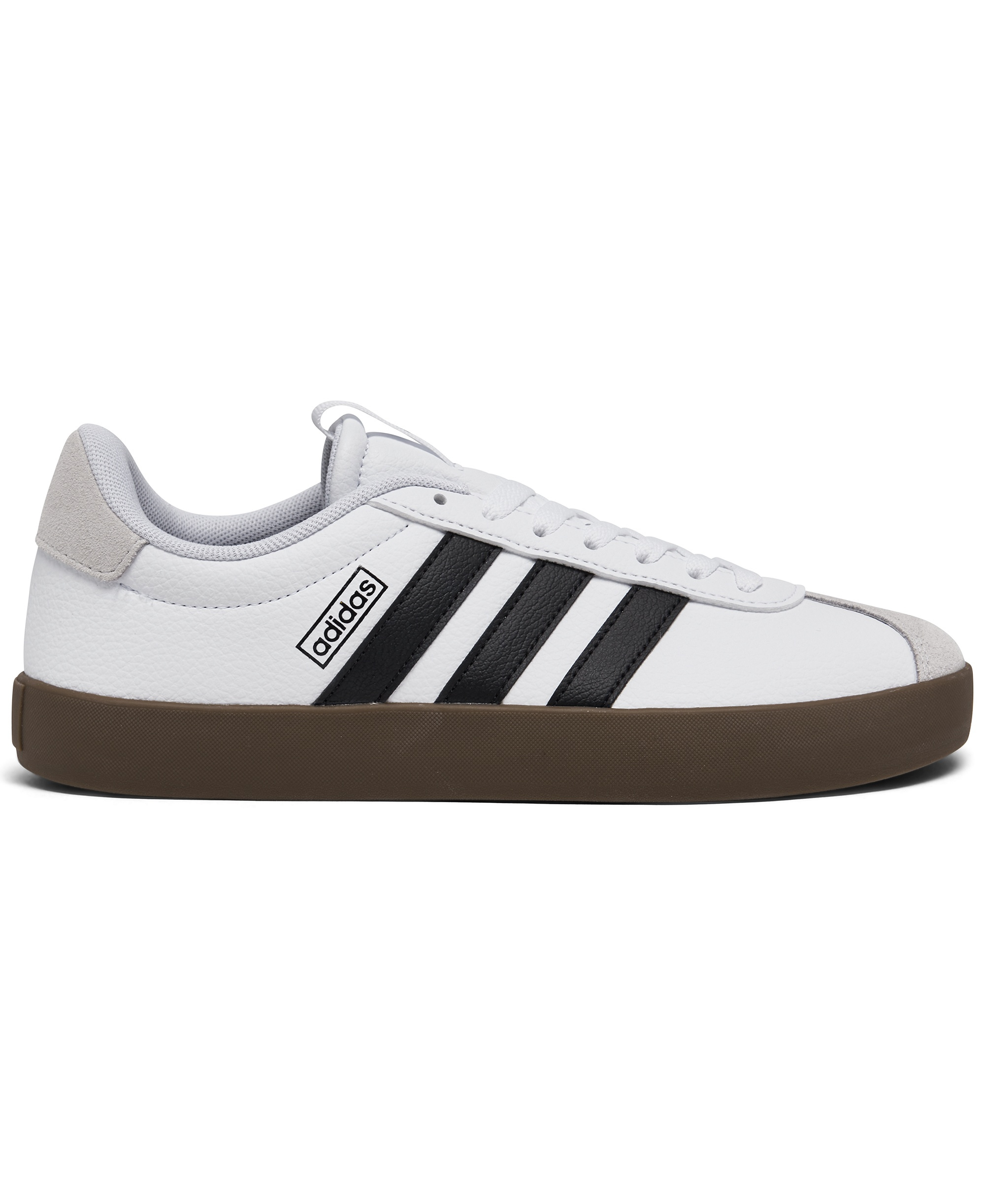 adidas Women's VL Court 3.0 Casual Sneakers from Finish Line - White, Core Black, Gray