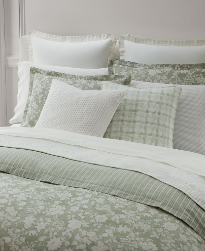 Lauren Ralph Lauren Heather Reversible 3-Pc. Comforter Set, Full/Queen - Green