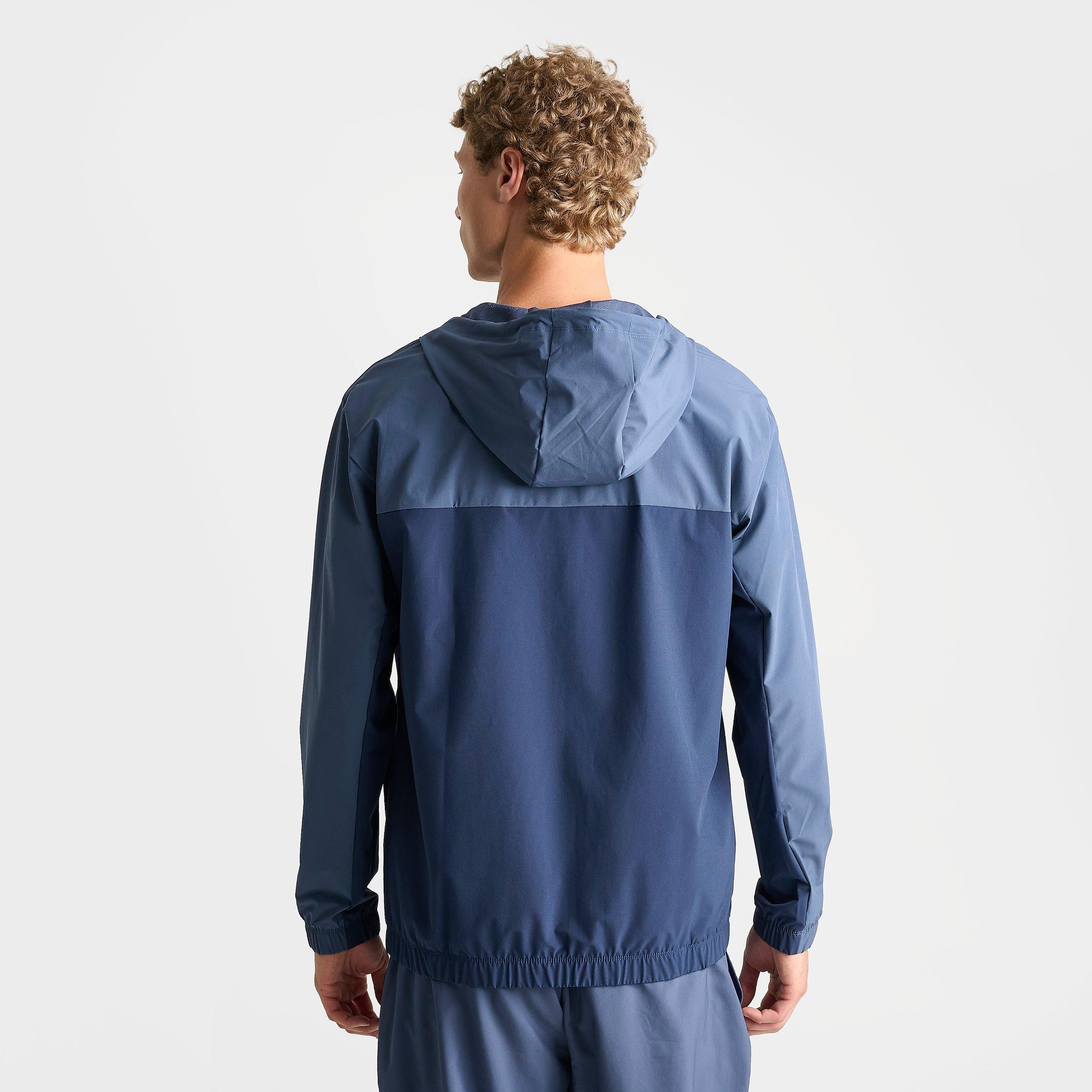 Men's New Balance Sport Essentials Woven Full-Zip Jacket - Navy/Vintage Indigo - view 4