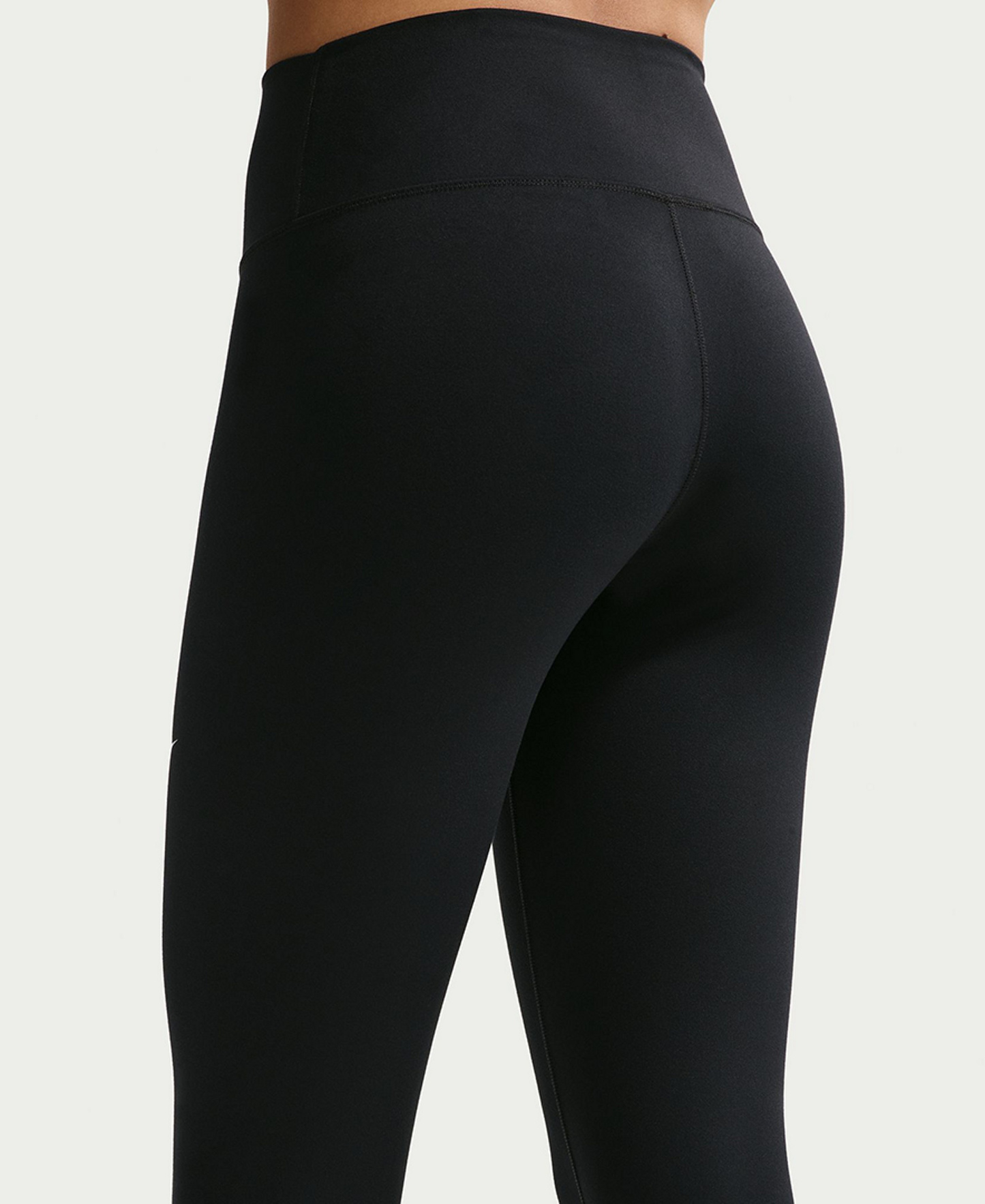 Nike Women's One High-Waisted Cropped-Length Leggings - Black/White