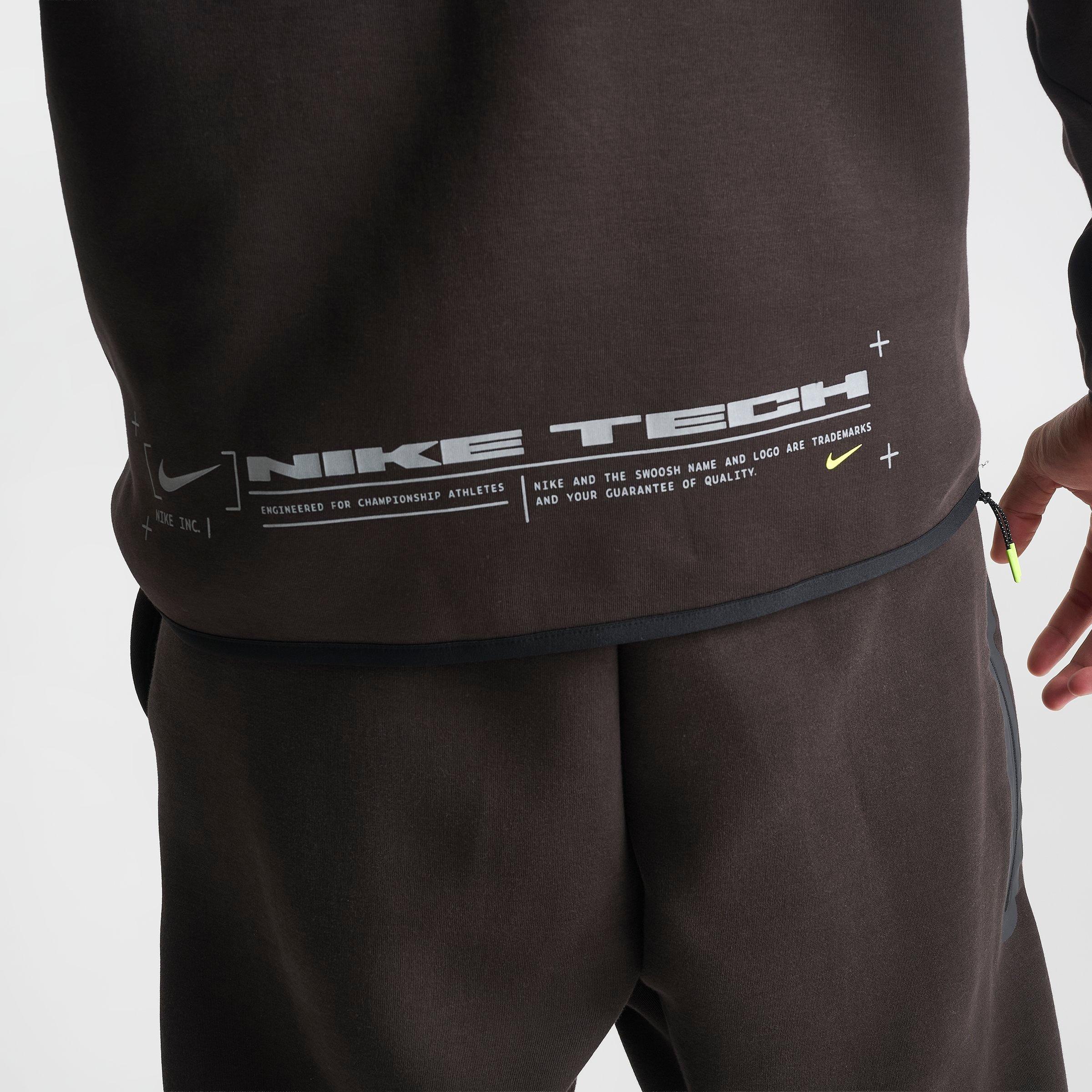 Men's Nithtke Tech Fleece Windrunner Graphic Full-Zip Hoodie - Velvet Brown/Black