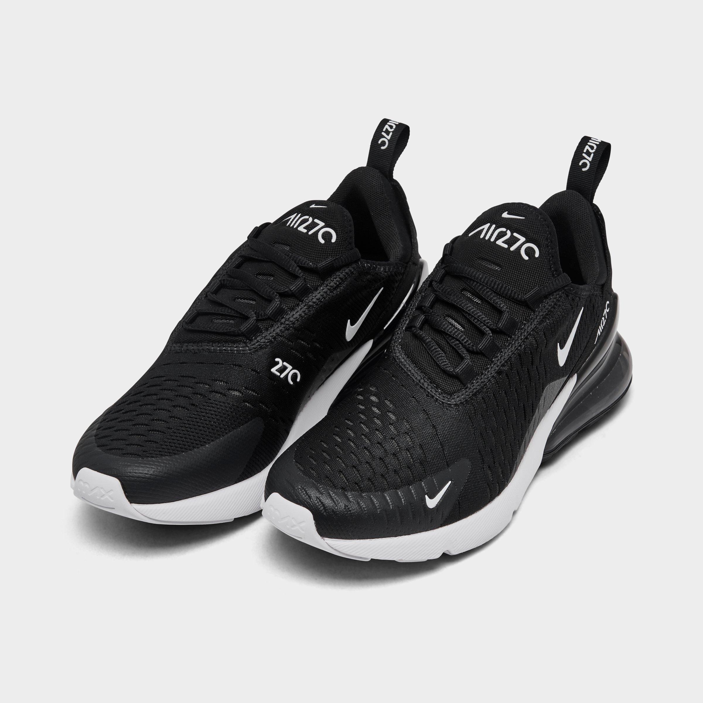Women's Nithtke Air Max 270 Casual Shoes - Part 2 - Black/Anthracite/White - Both shoes facing left