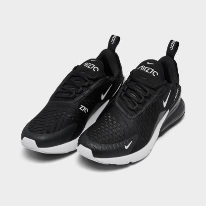 Women's Nithtke Air Max 270 Casual Shoes - Part 2 - Black/Anthracite/White - Both shoes facing left