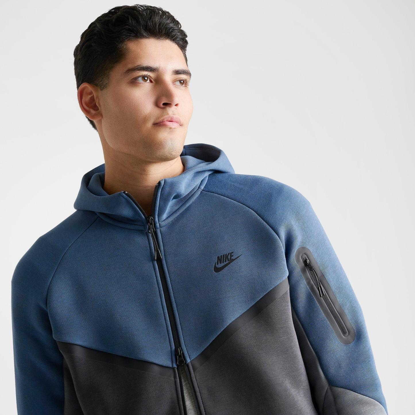 Men's Nithtke Tech Fleece Windrunner Full-Zip Hoodie - Part 1 - New Slate/Anthracite/Cool Grey/Black