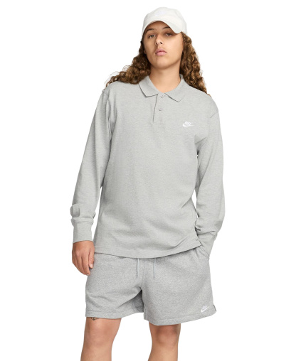 Nike Men's Club French Terry Flow Pull-On Shorts - Gray Heather