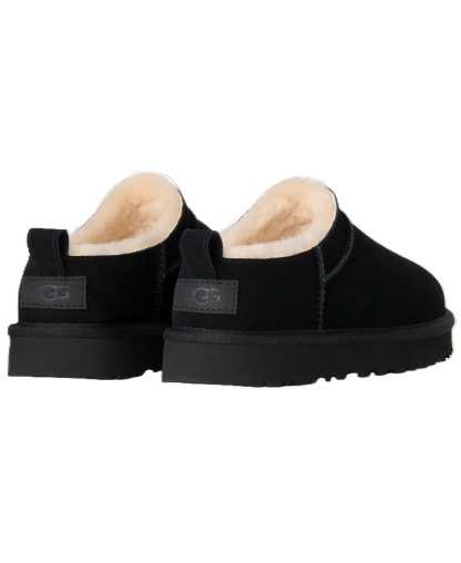 UGG® Women's Classic Micro Pull Tab Round Toe Booties - Black