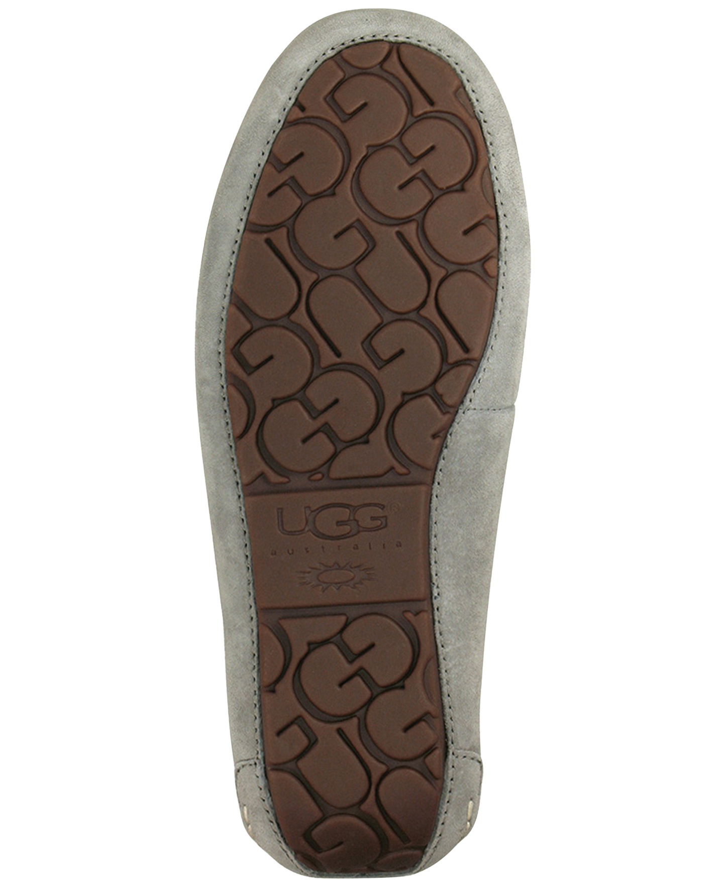 UGG® Women's Ansley Slip On Moccasin Slippers - Light Grey