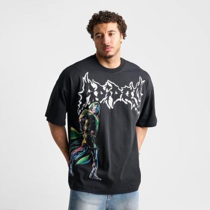 Men's adidas x Marvel Doom Graphic T-Shirt - Black - view 3