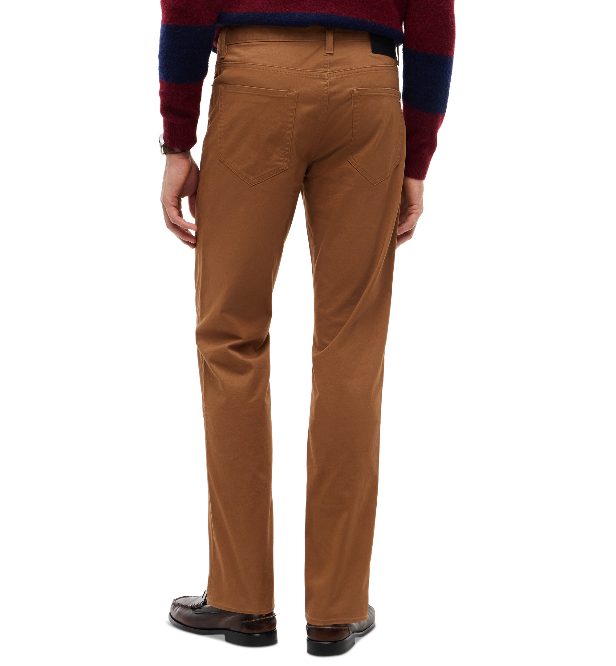 Tommy Hilfiger Men's Denton Straight-Fit Five-Pocket Stretch Twill Pants - Timeless Tawny