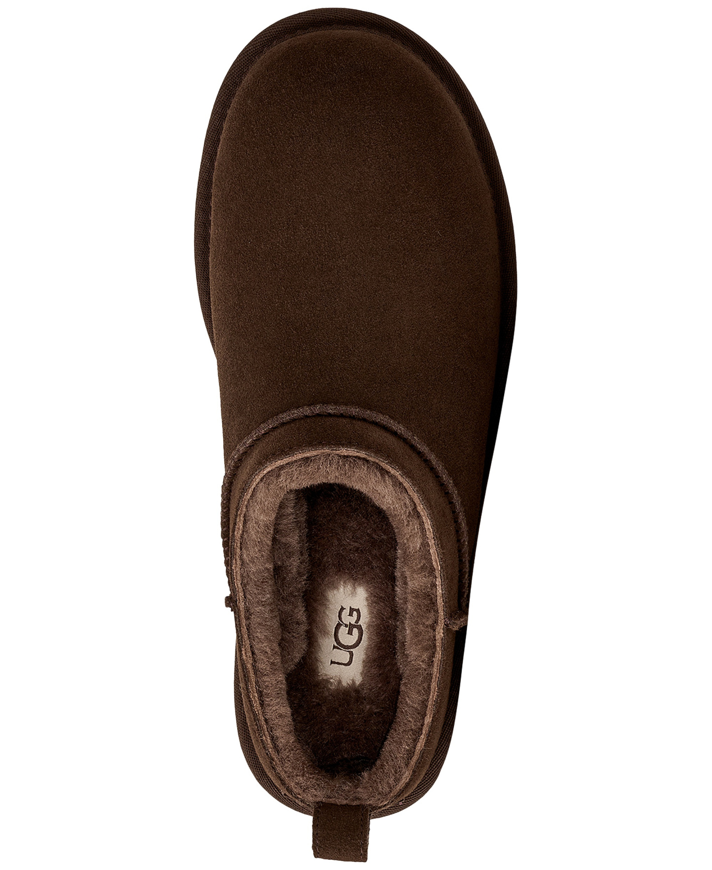 UGG® Women's Classic Micro Pull Tab Round Toe Booties - Dusted Cocoa