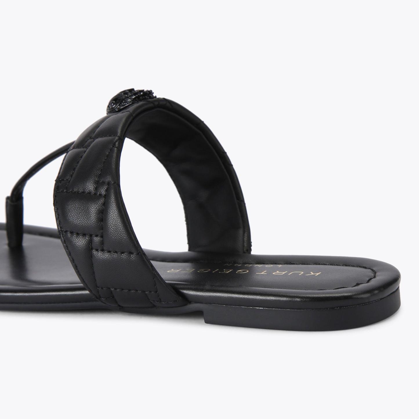 Kurt Geiger London Kensington T-bar Drench - Black - view 4