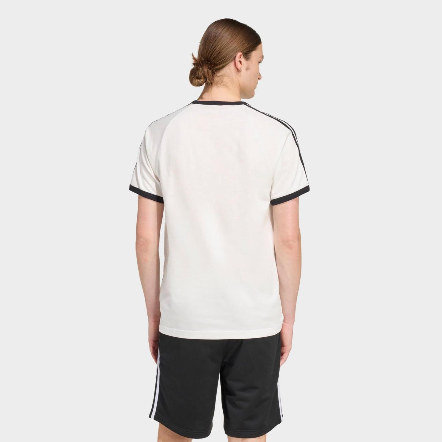 Men's adidas Originals adicolor 3-Stripes T-Shirt - White - view 3