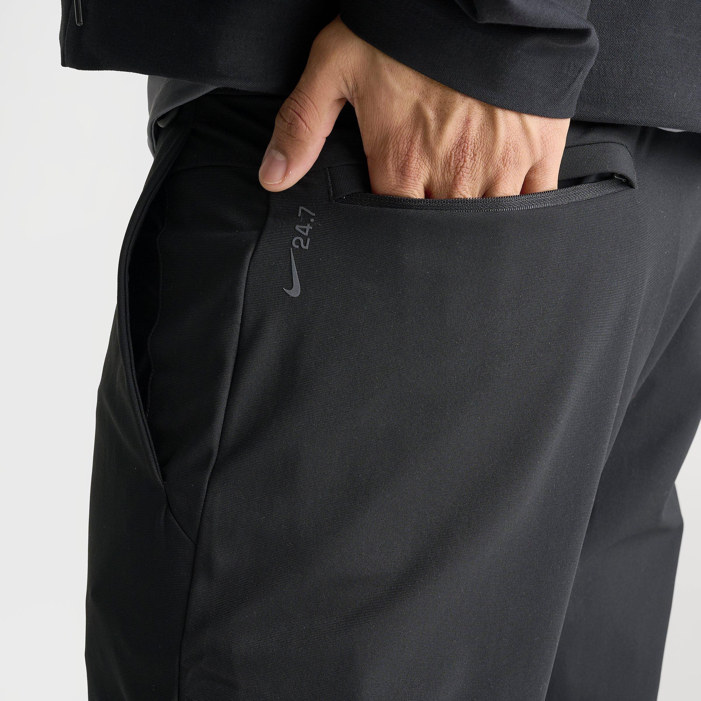Men's Nithtke 24.7 PerfectStretch Dri-FIT Regular Chino Pants - Black/Black/Dark Smoke Grey