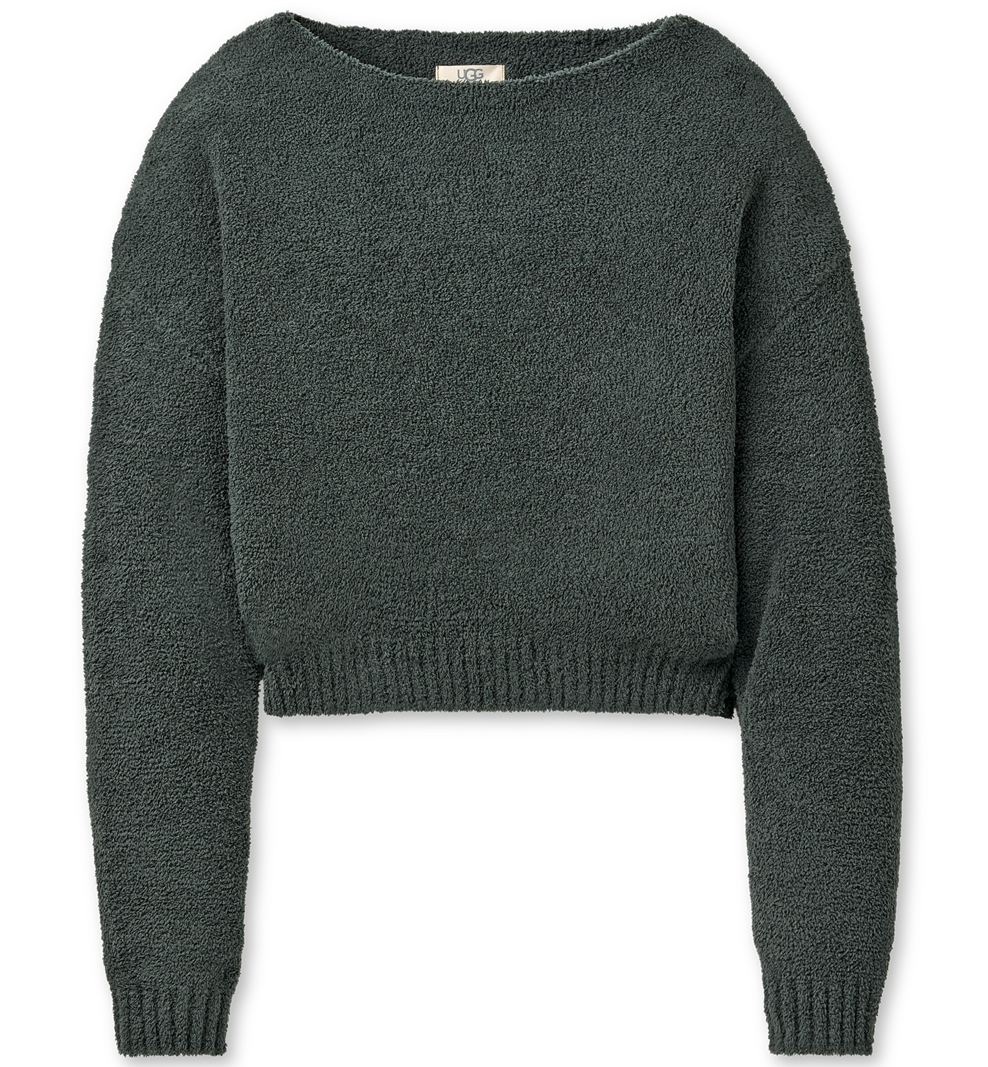 UGG Women's Novalie Slouchy Boat Neck Lounge Top - Green