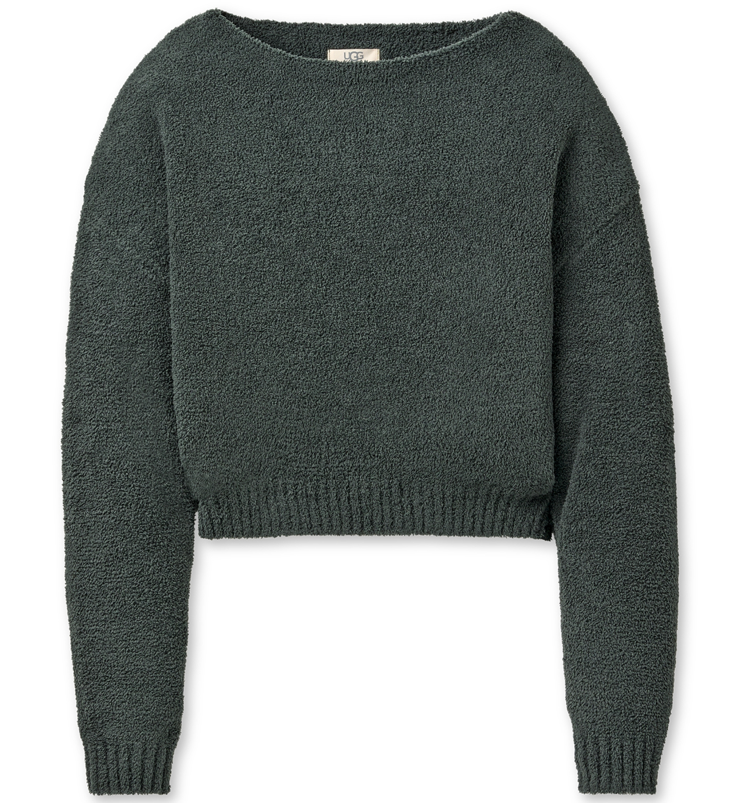 UGG Women's Novalie Slouchy Boat Neck Lounge Top - Green