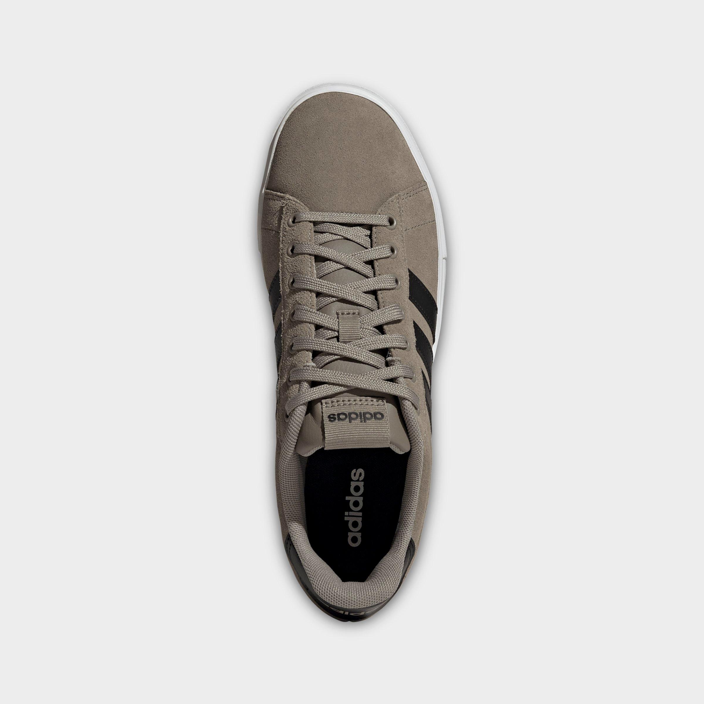 Men's adidas Daily 4.0 Casual Shoes (Big Kids' Sizes Available) - Part 1 - Clay/Core Black/Cloud White - Top view