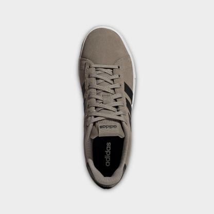Men's adidas Daily 4.0 Casual Shoes (Big Kids' Sizes Available) - Part 1 - Clay/Core Black/Cloud White - Top view