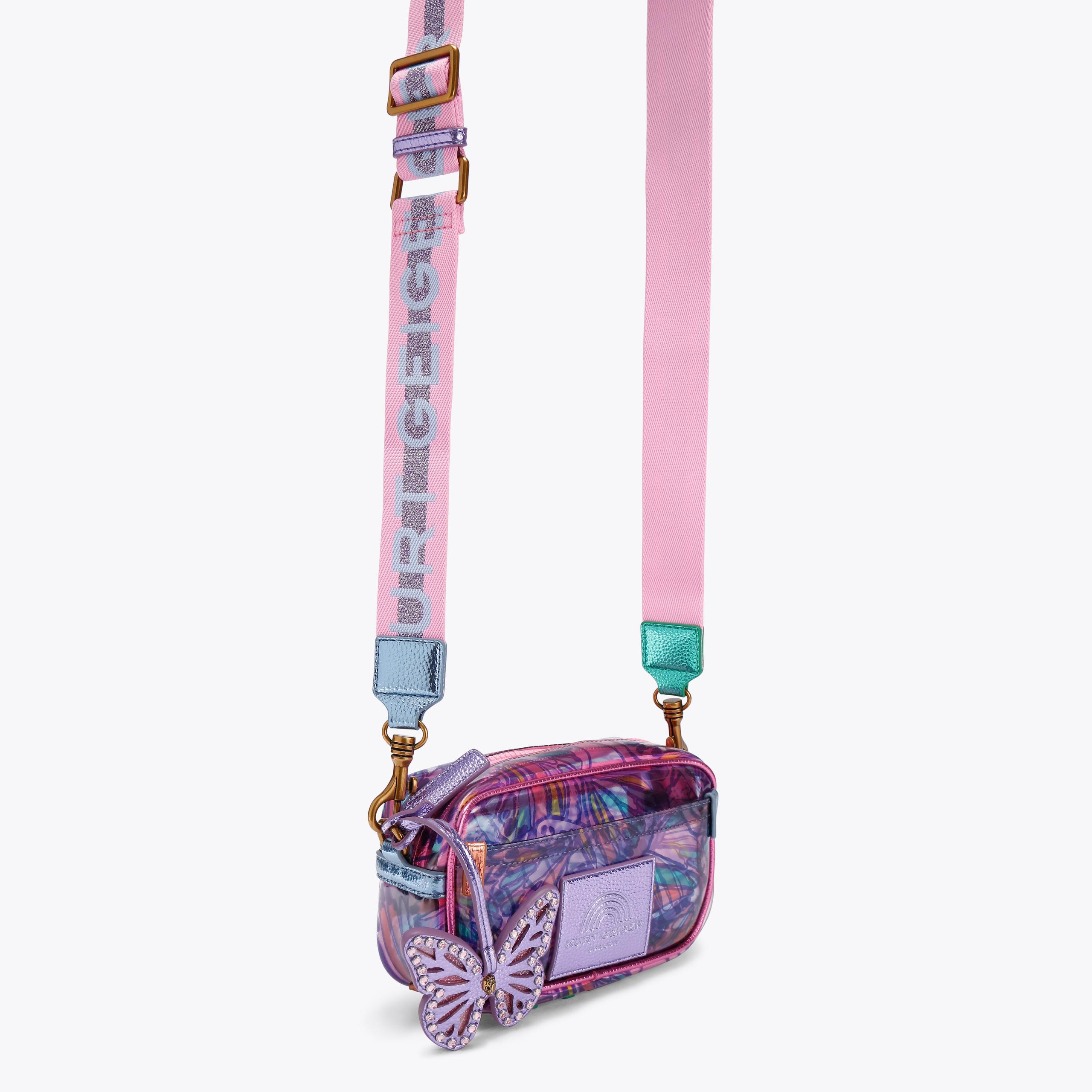 Kurt Geiger London Small Vinyl Southbank Camera Bag - Purple - view 5