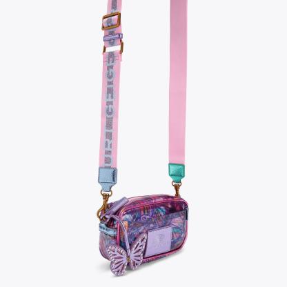 Kurt Geiger London Small Vinyl Southbank Camera Bag - Purple - view 5