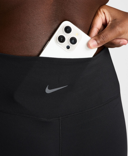 Nike Women's Seamless Front High-Waisted Leggings - Black