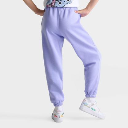 Girls' Big Kids' Nithtke Sportswear Studio Fleece Jogger Pants - Light Thistle/White