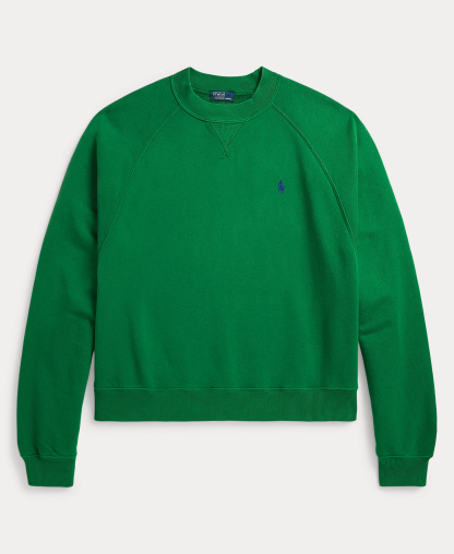 Polo Ralph Lauren Women's Lightweight Fleece Crew Neck Sweatshirt - Fiji Green