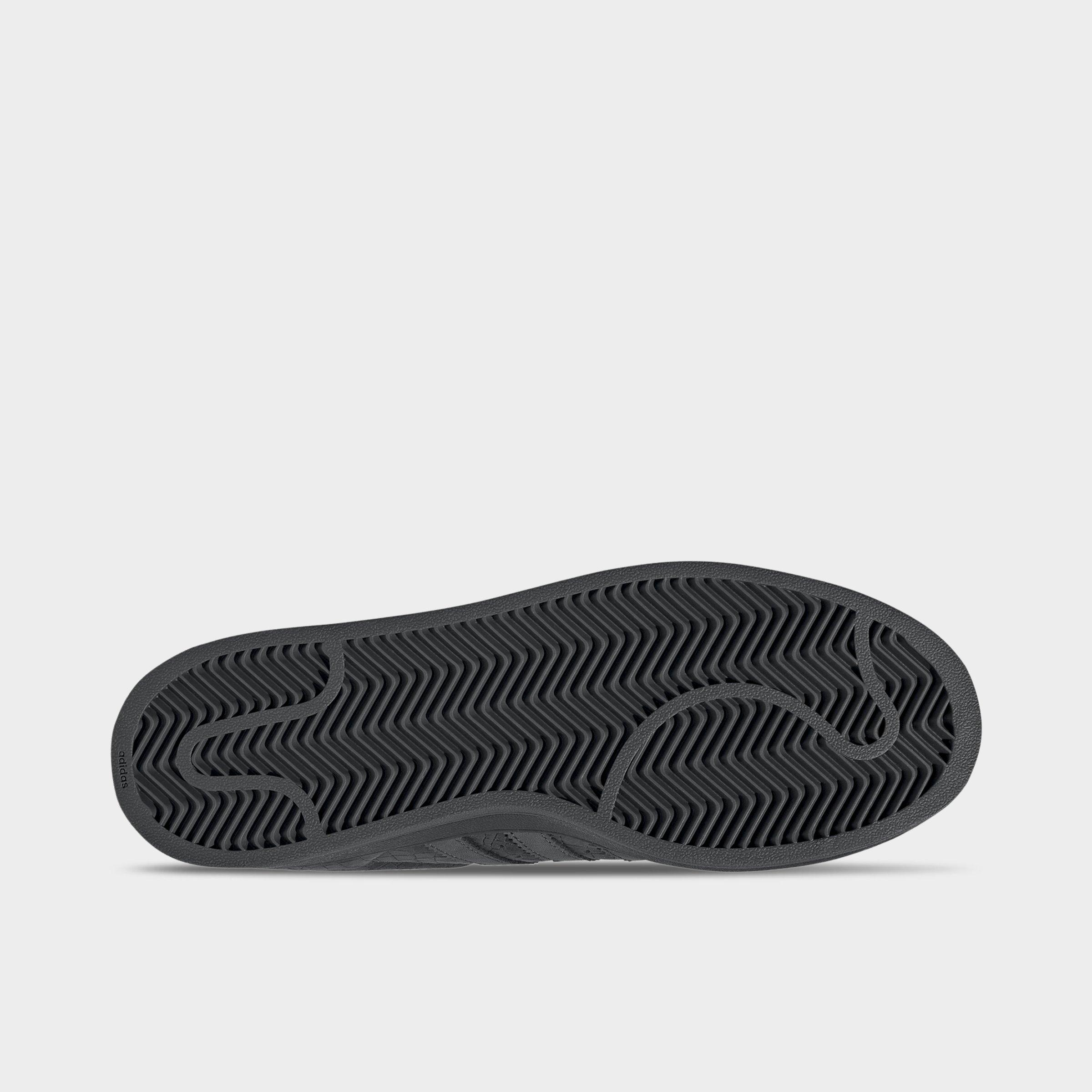 Men's adidas Originals Superstar II Casual Shoes - Part 1 - Utility Black/Grey/Clay - Bottom view