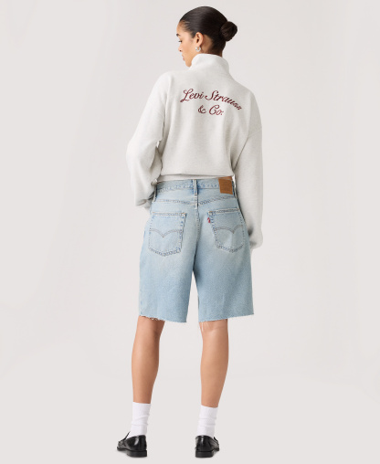 Levi's Premium Women's Baggy Dad Mid-Rise Jorts - Been There