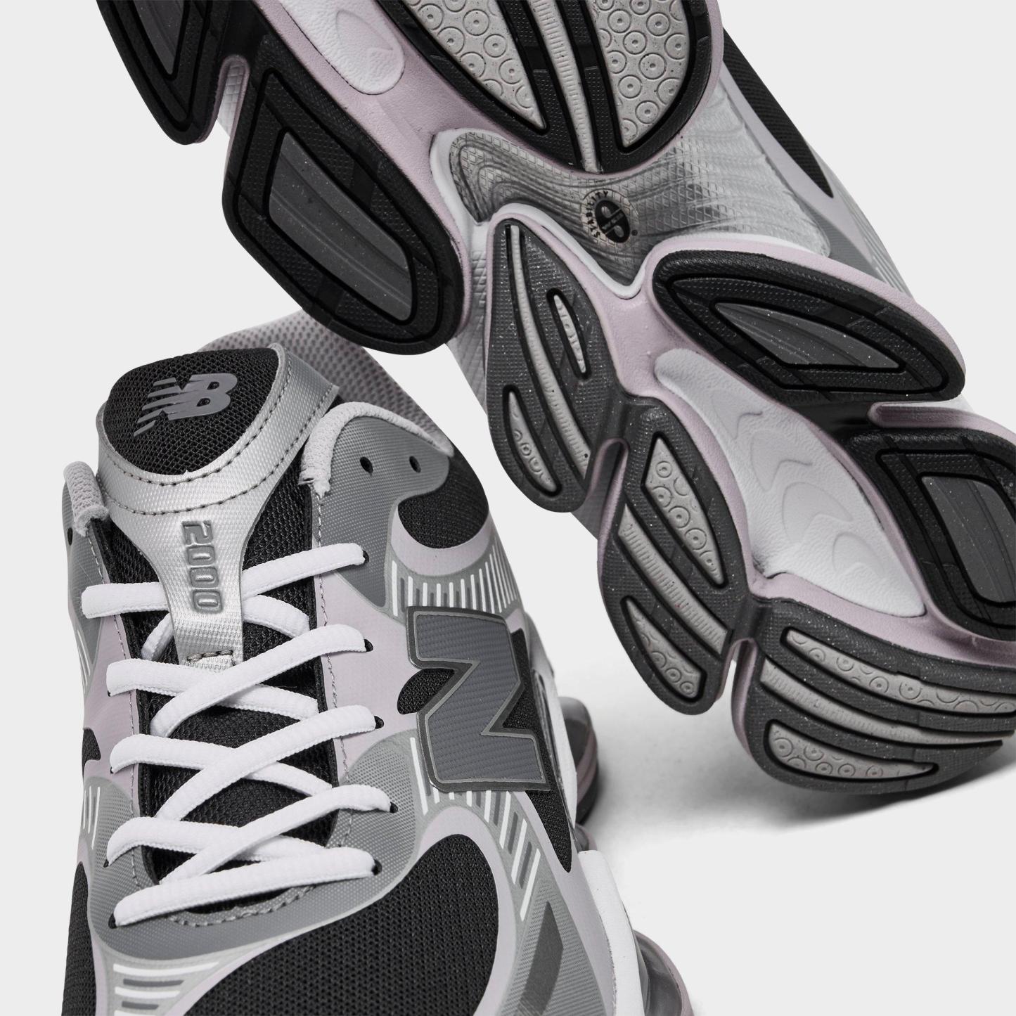 Men's New Balance ABZORB 2000 Casual Shoes - Silver Metallic/Faded Black - view 3
