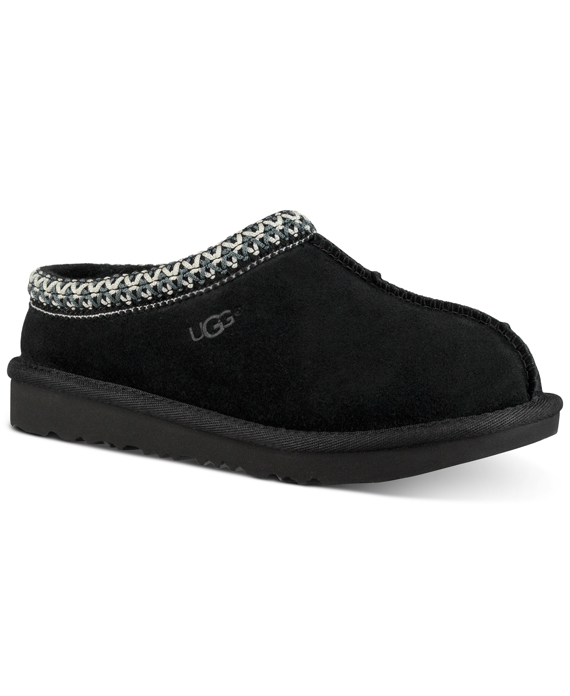 UGG® Kids Tasman II Clog Round Toe Slippers - Black