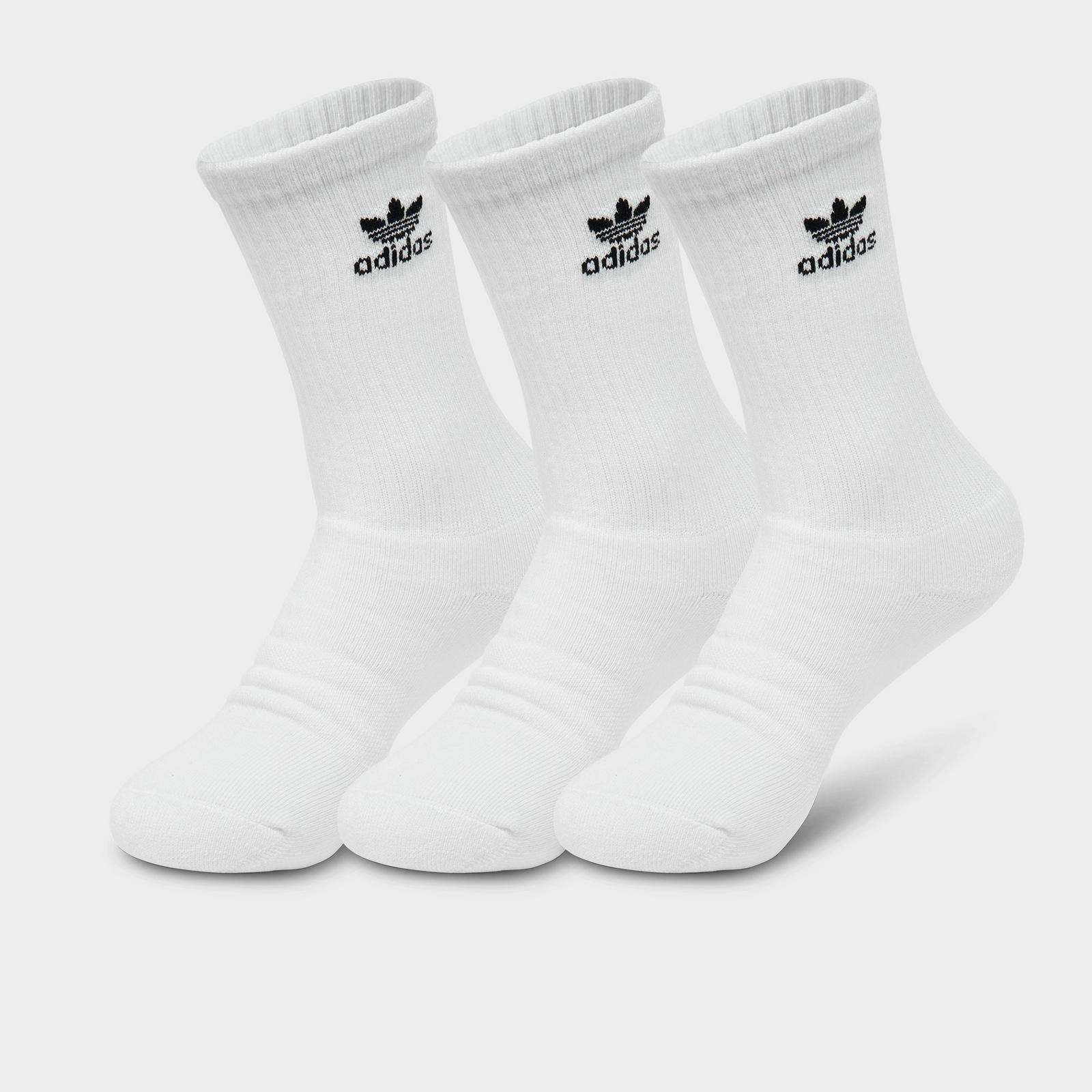 Women's adidas Originals Trefoil Cushion Crew Socks (6-Pack) - White - view 3