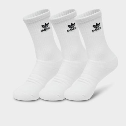 Women's adidas Originals Trefoil Cushion Crew Socks (6-Pack) - White - view 3