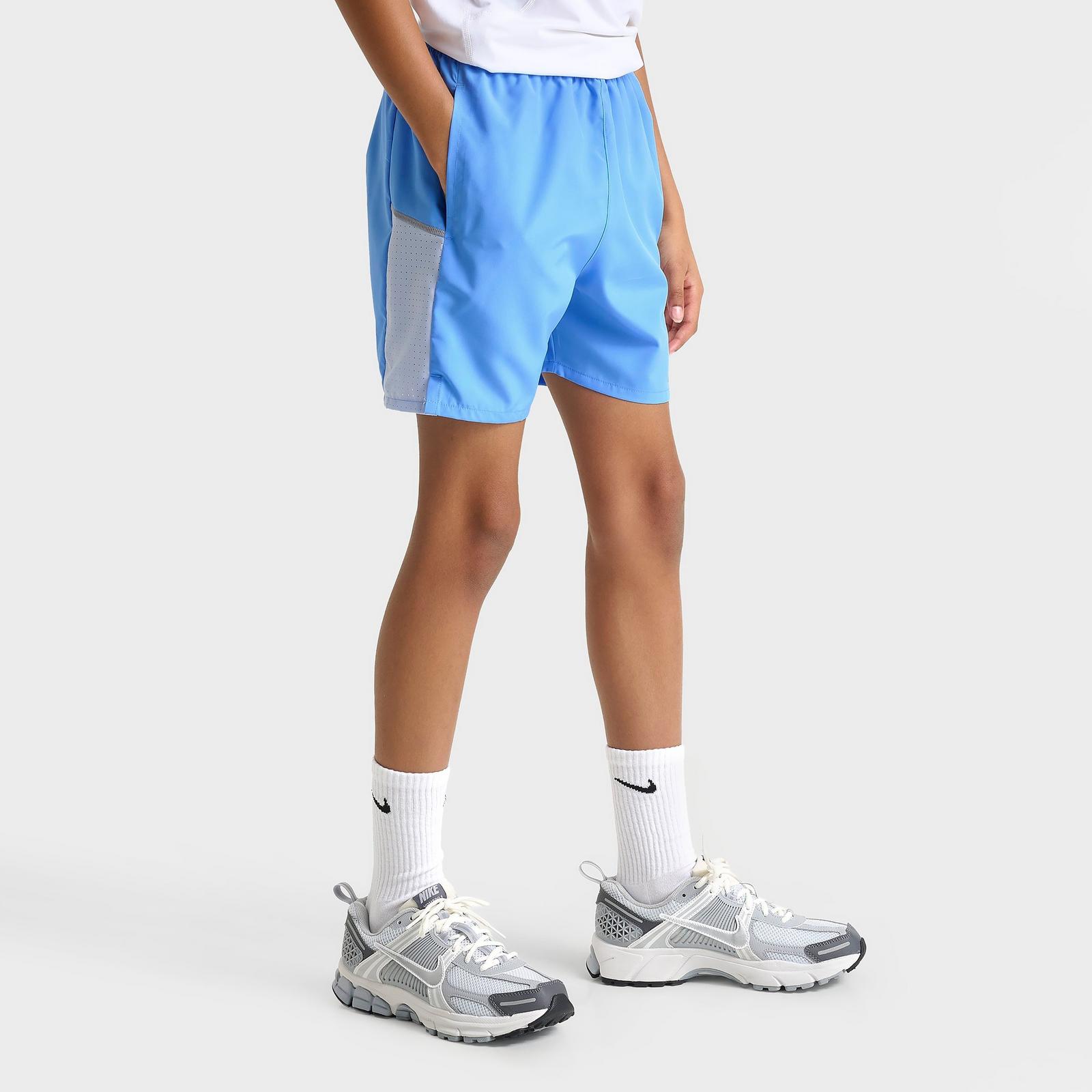Big Kids' Nike Miler Dri-FIT Training Shorts - University Blue/Reflective Silver