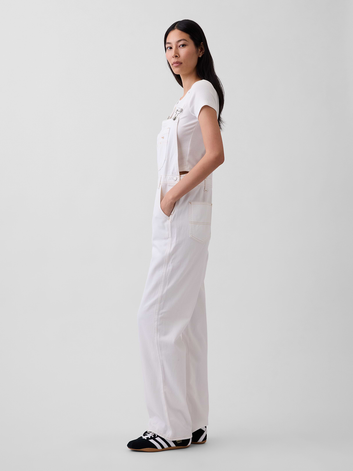 Loose Overalls - Fresh white