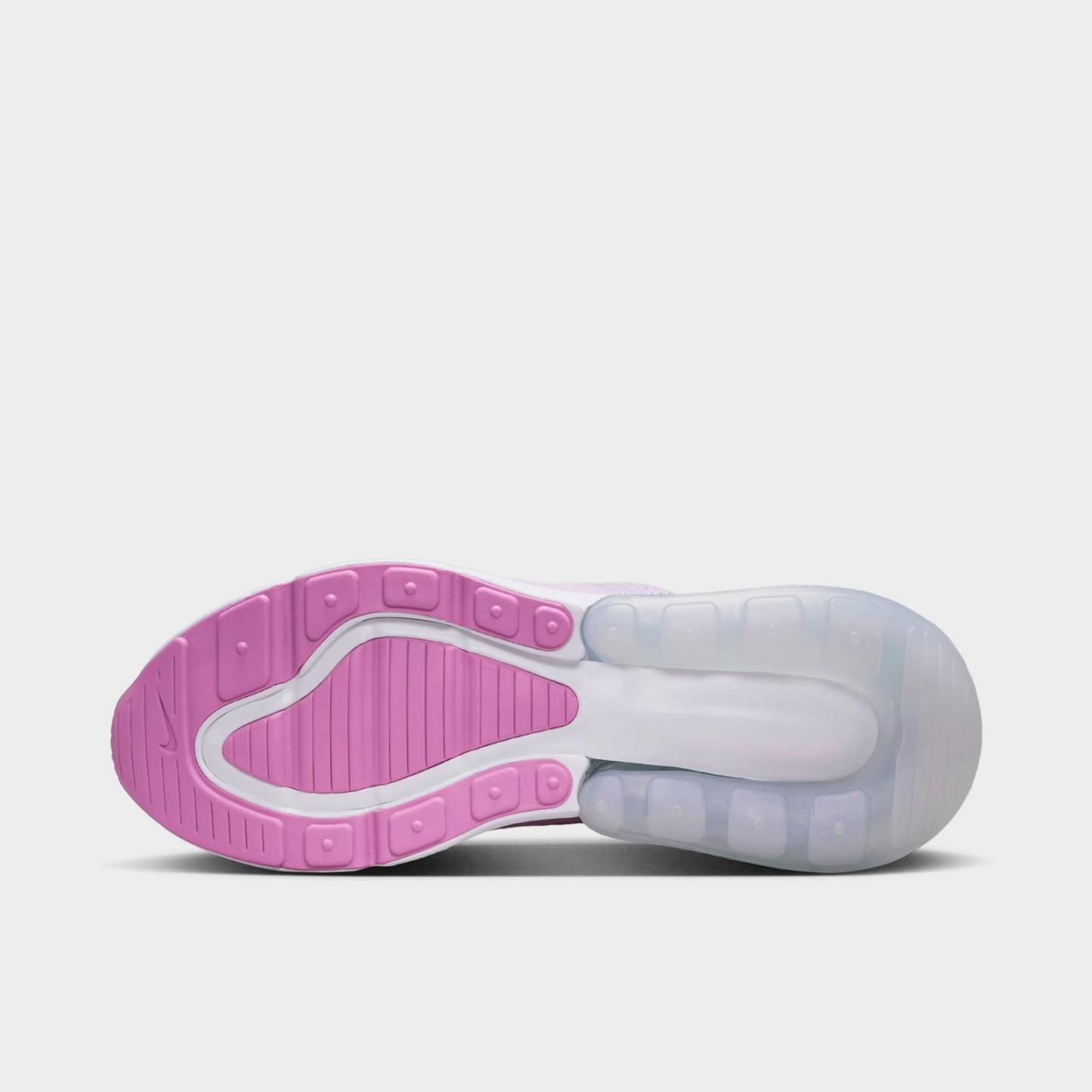 Big Kids' Nike Air Max 270 Casual Shoes - Doll/Rush Fuchsia/White/Metallic Silver