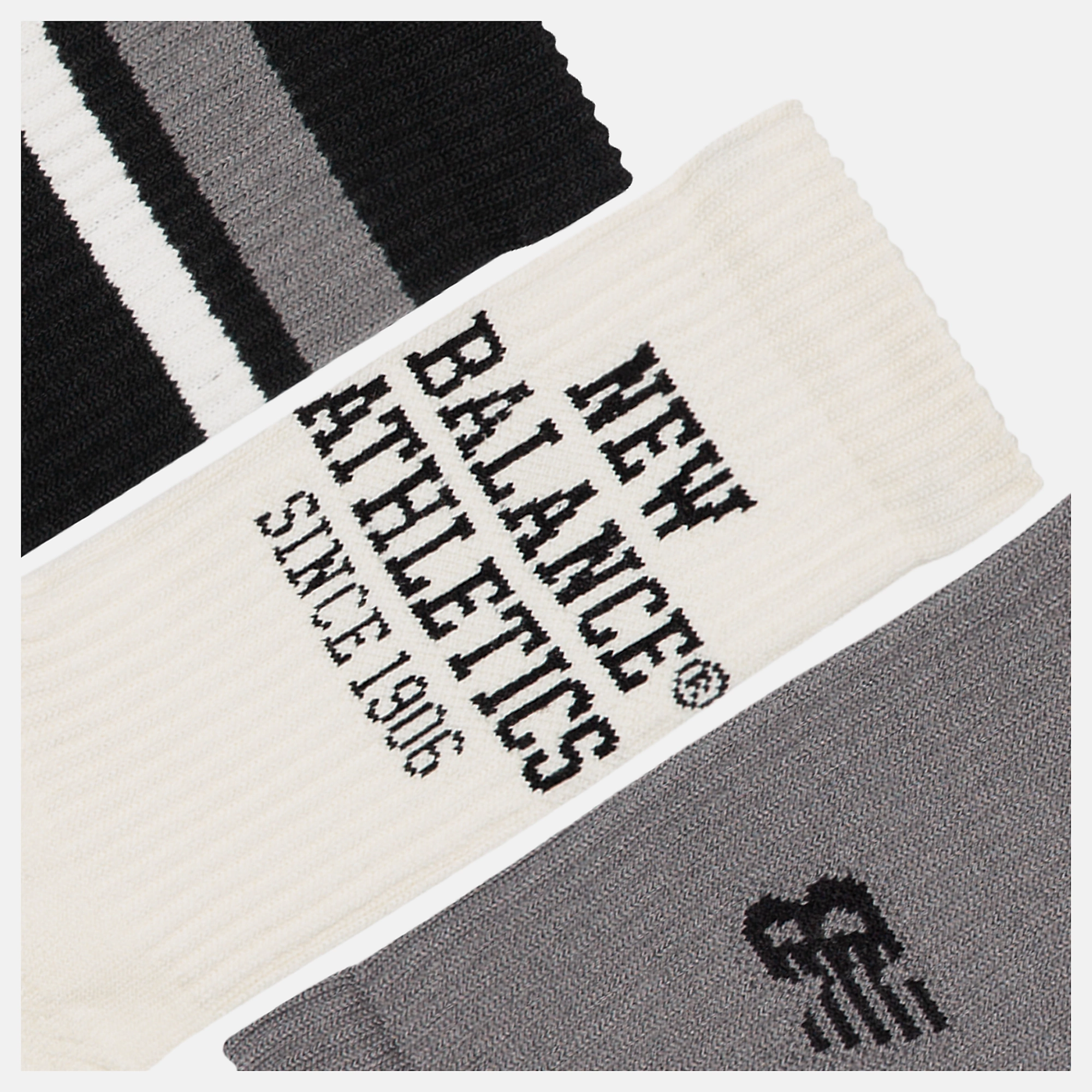 New Balance Active Graphic Crew Socks 3 Pack, LAS35111AS