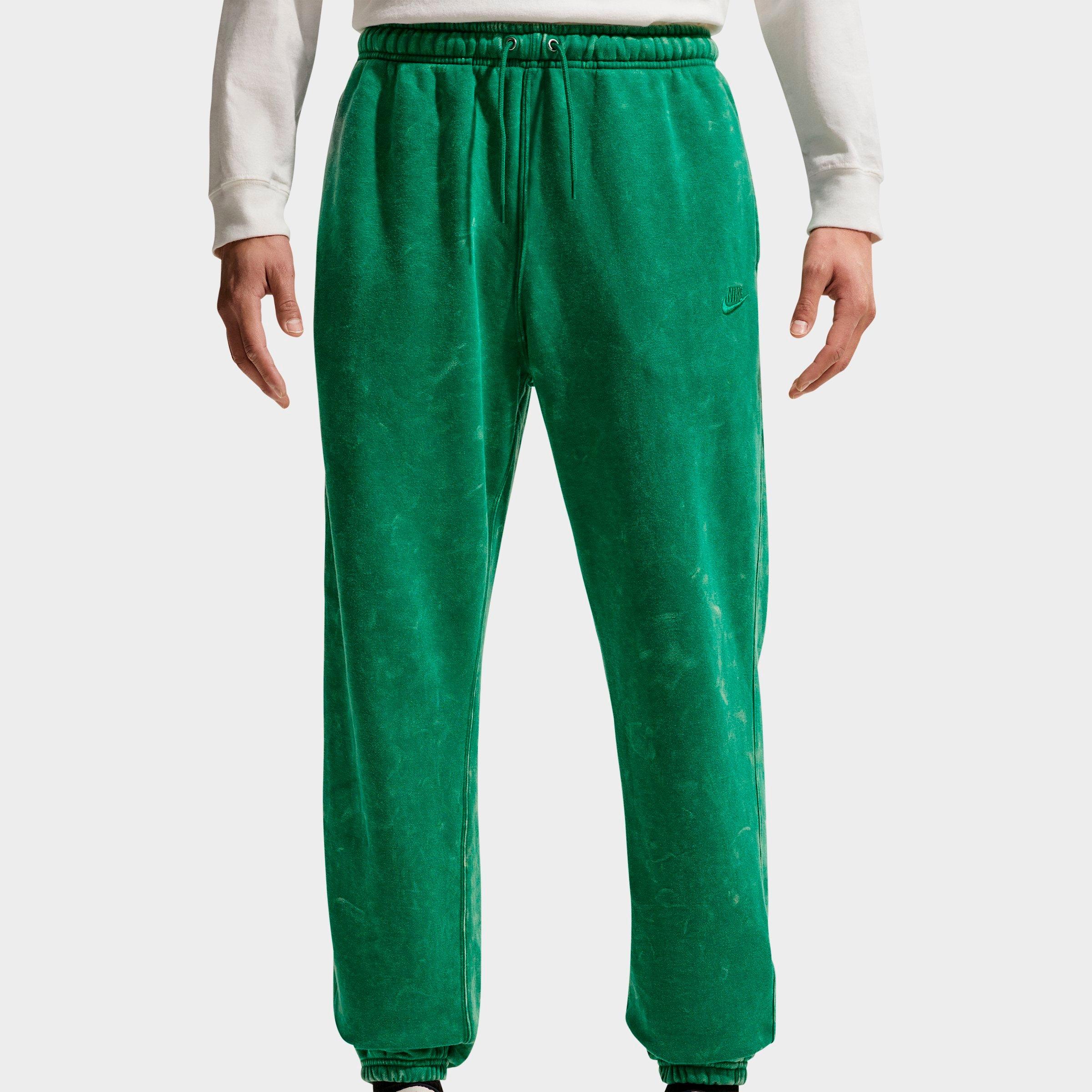 Men's Nithtke Sportswear Club Washed Cuffed Fleece Pants - Malachite