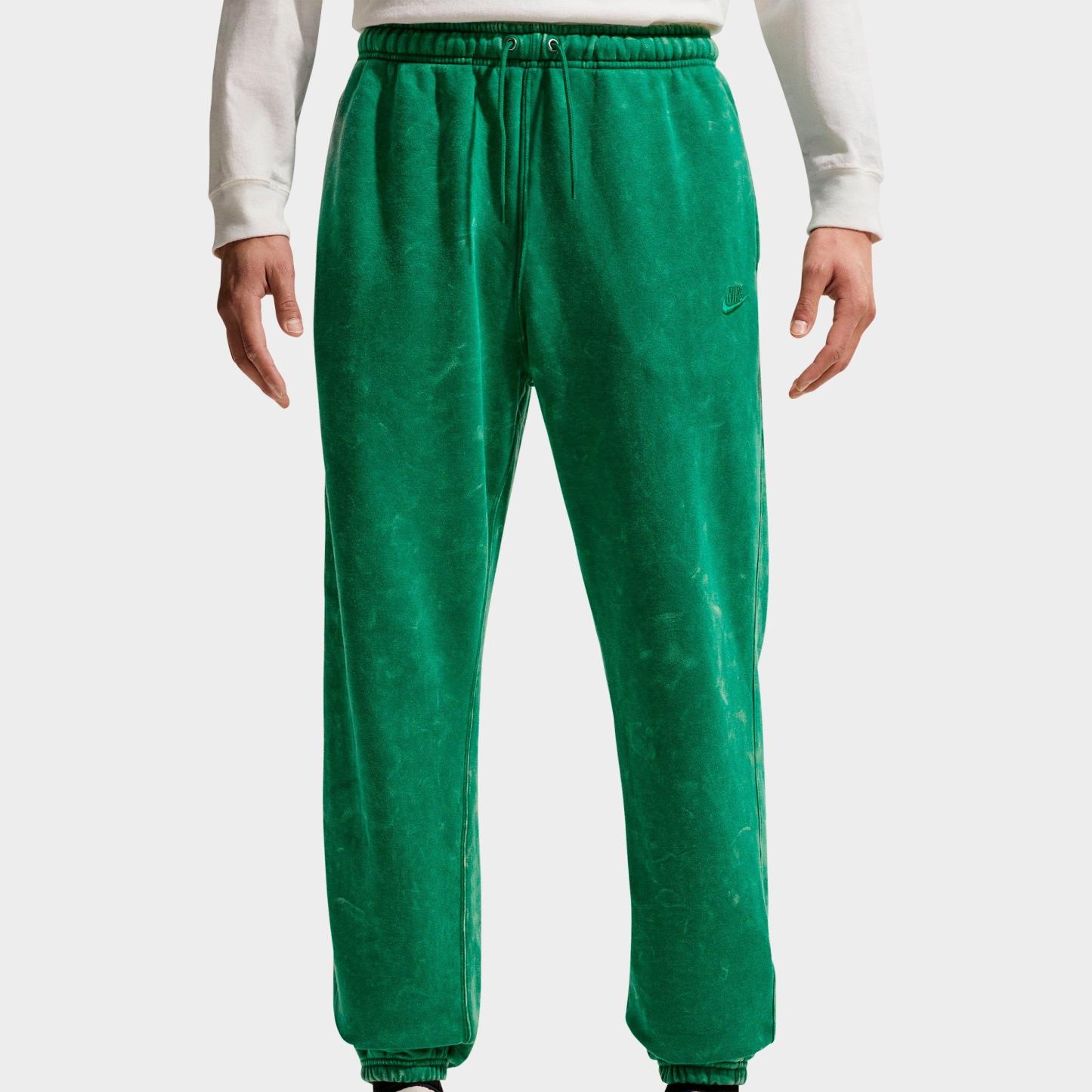 Men's Nithtke Sportswear Club Washed Cuffed Fleece Pants - Malachite