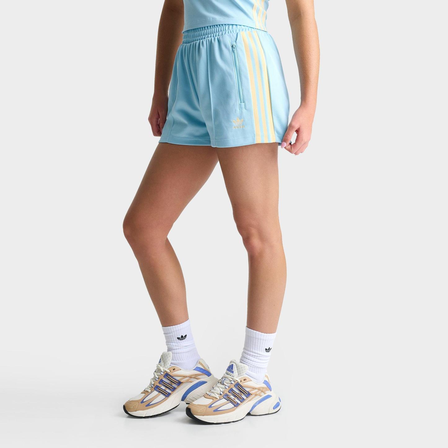 Women's adidas Originals Classic Shorts - Icey Blue/Orange Tint