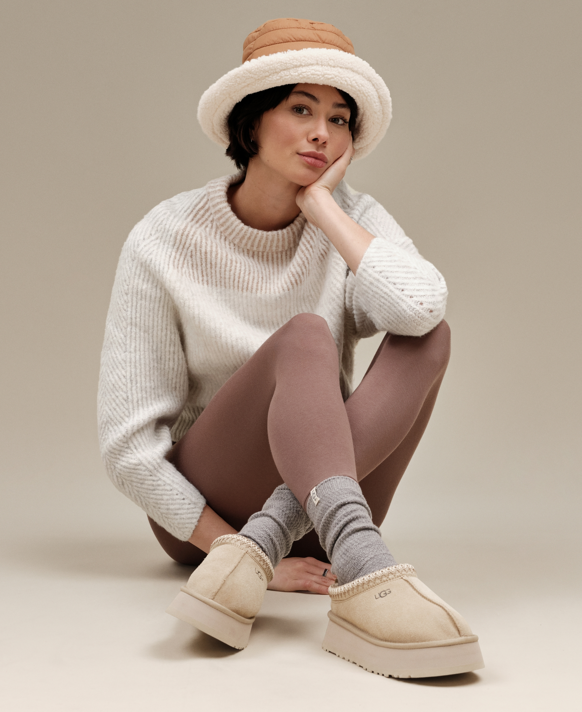 UGG Women's Paloma High Rise Leggings II - Med Brown