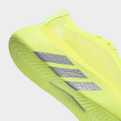 Women's adidas Hyperboost Edge Running Shoes - Part 2 - Hi-Res Yellow/Matte Silver/Light Solid Grey - Detail shot