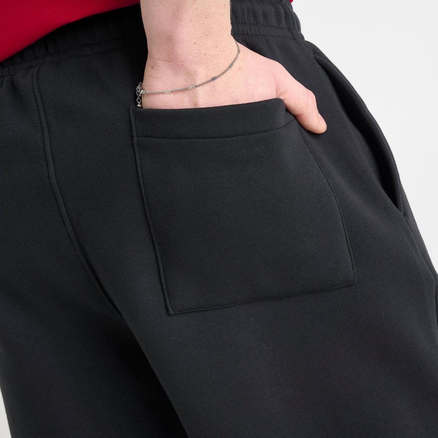 Men's Jordan Brooklyn Varsity Fleece Shorts - Black - view 6