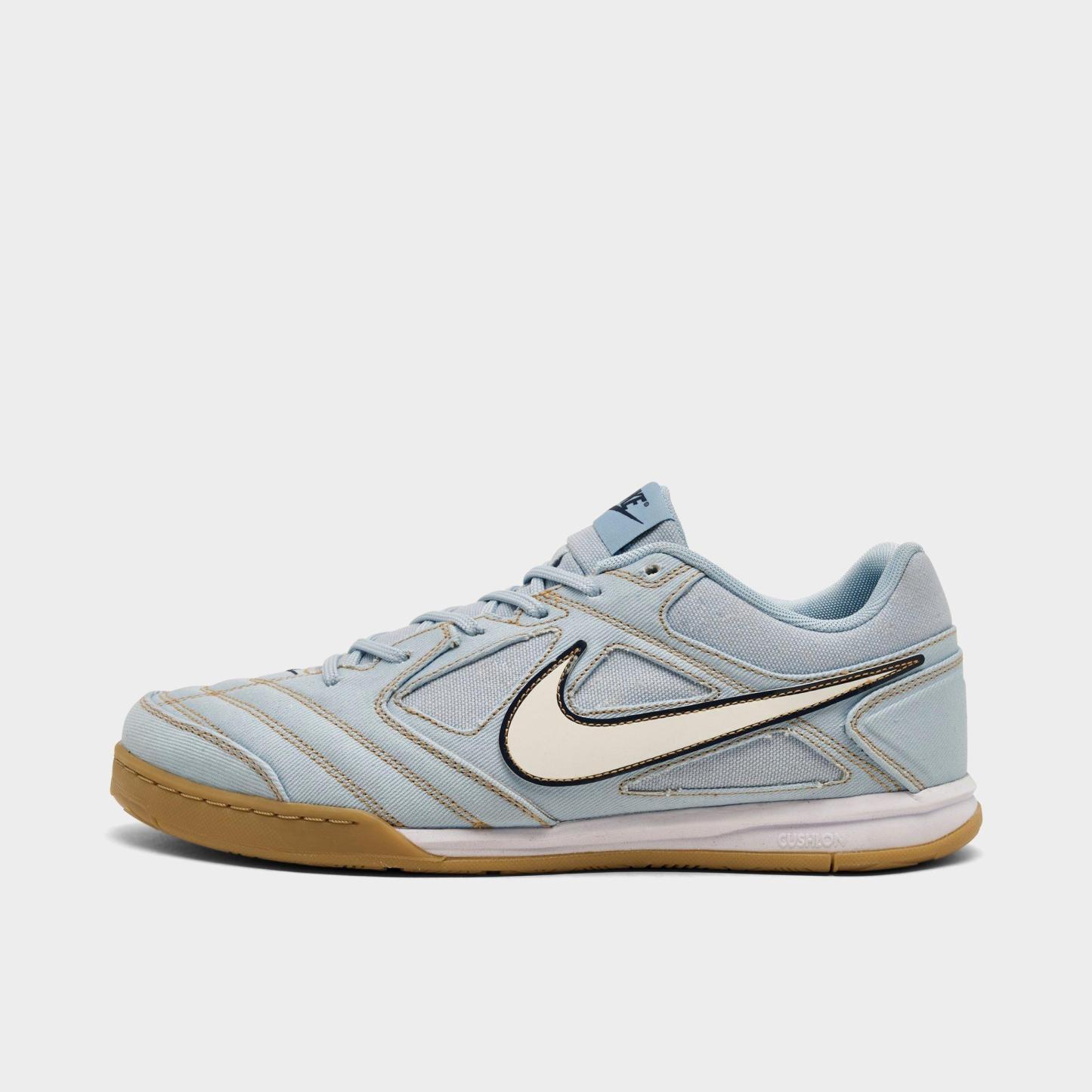 Men's Nithtke Gato LV8 Casual Shoes - Light Armory Blue/Light Armory Blue/Gum Light Brown/White - Left shoe facing left. Outside of the shoe.